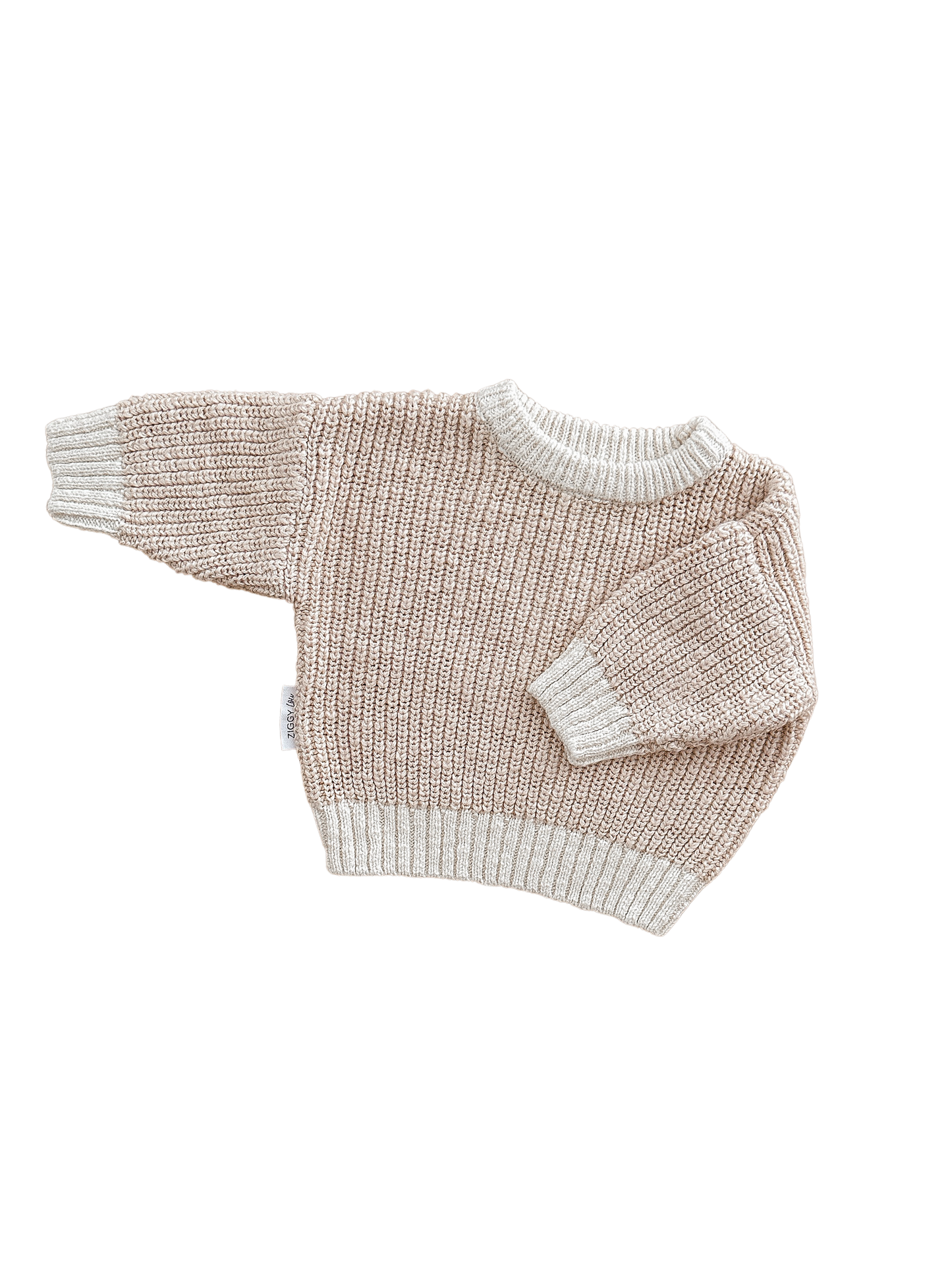 By Ziggy Lou - 100% cotton baby clothing. Featuring two tone petal jumper.