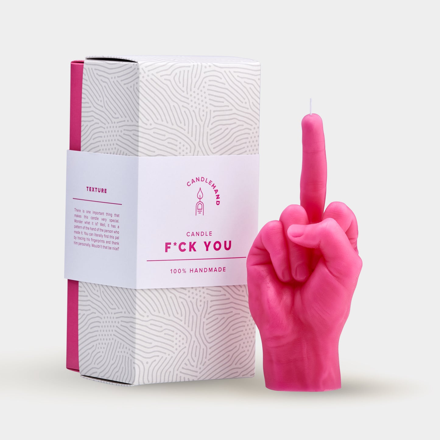 F*ck You Candle Hand | Pink