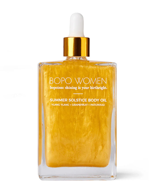 A shimmering body oil by Bopo Women