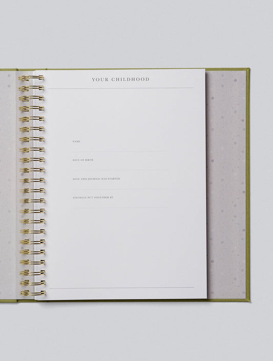 Childhood keepsake book by Write To Me