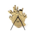 Love In Bloom Heart Vase | Gold Edition